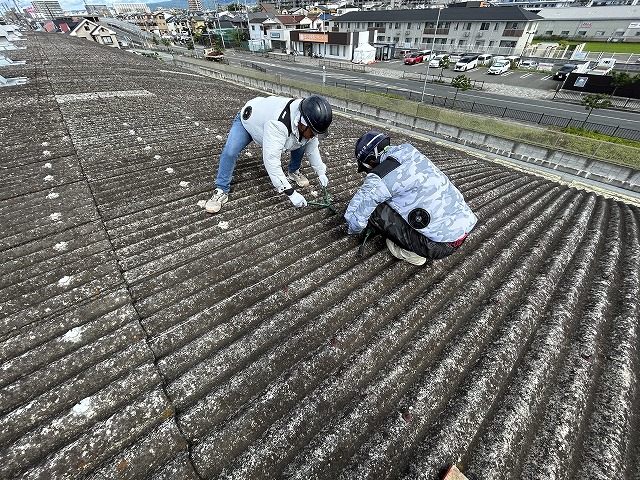波型スレート屋根